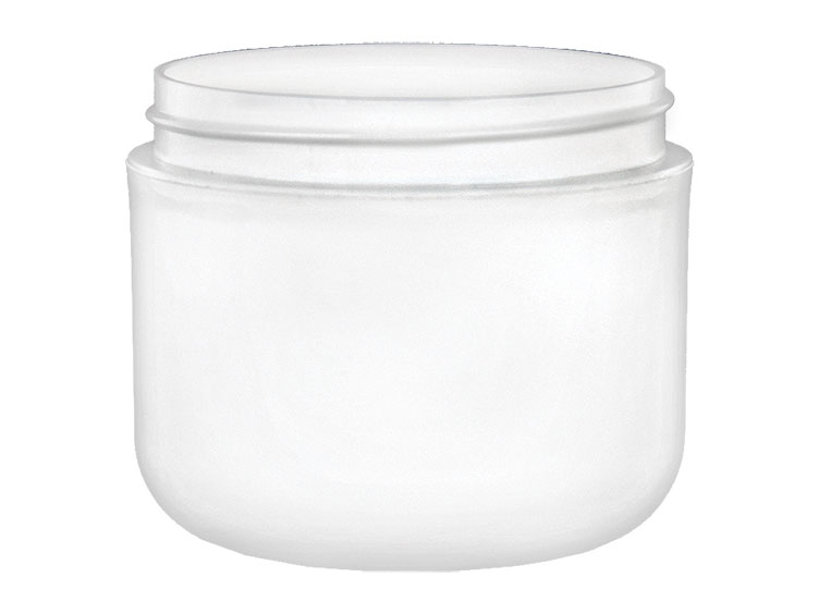 2 oz White Plastic Jars